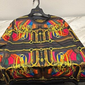 Colorful Graphic Long Sleeve Shirt